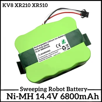 14.4 V SC Ni-MH újratölthető akkumulátor by egy 6800mah Porszívó Elsöprő Robot a KV8 XR210 XR510 XR210A XR210B XR510B XR510D