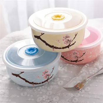 1db/sok Magas minőségű Kerámia kína ebéd box set Japán stílusú porcelán baba ebéd tál különböző 3colors