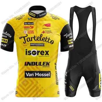 2023 Tarteletto Isorex Kerékpáros Mez Meghatározott Belgium Kerékpáros Ruházat, Férfi Készletek Országúti Kerékpár Ingek, Öltöny Kerékpár Melles Nadrág MTB Viselni