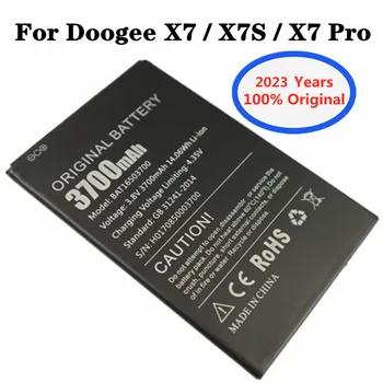2023 Év Kiváló Minőségű BAT16503700 Orginal Akkumulátor Doogee X7 / X7S / X7 Pro 3700mAh Csere Aksija Volta Batterij