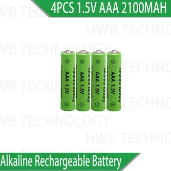 4db/rengeteg Új Márka AAA Akkumulátor 2100mah 1,5 V-os Alkáli AAA újratölthető akkumulátor Távirányító, Játék fény Batery ingyenes szállítás