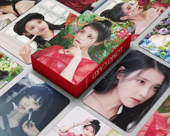55pcs/set Kpop IU 2023 ünnepeket Lomo Kártya Fénykép Album Photocards