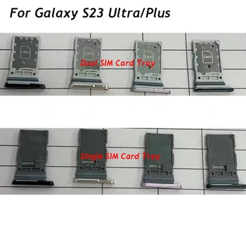 5DB Dual SIM-Kártya Tálca Slot Jogosultja Adapter Samsung Galaxy S23 Ultra 5G egy SIM Kártya Csere