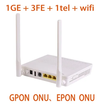 5DB Eredeti Csupasz Fém Adapter EG8141A5 1GE+3FE+1tel+Wifi Gpon ONU EPON ONT HS8145C FTTH Modem Router A magyar Szoftver