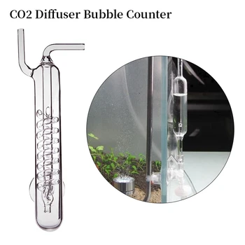 Akvárium CO2 Buborék Számláló Víz a Növények akvárium CO2 Termosztát Befecskendező Rendszer Mérési Eszköz CO2 Diffúziós Tartozékok