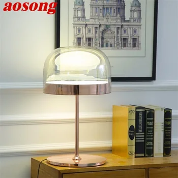 AOSONG Északi asztali Lámpa, Modern Divat Íróasztal Világítás LED Haza ágyas Szoba Dekoráció