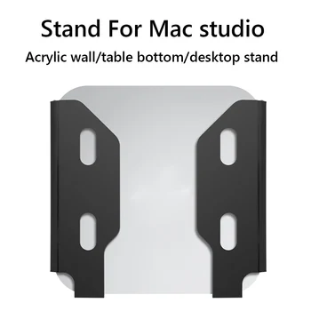 Asztali/Fali Asztal-Hegy Dock helytakarékos Számítógép Jogosult Tárolási Akril Függőleges Állvány Könnyű a Mac Studio 2022