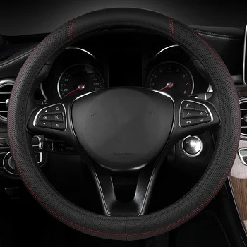 Autó kormánykerék fedezni Alfa Romeo Stelvio Giulia autó stílus Autóipari tartozékok automatikus belső