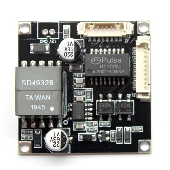 cctv ip kamera poe modul NYÁK-testület DC Power Over Ethernet 12V kimenet IEEE802.3af/at kompatibilis ip kamera modul