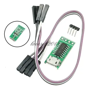 CH340C Micro USB-TTL Soros Port ISP Letöltés Modul 5 V/3,3 V 500 ma Cserélje ki CP2102 CH340G CH340T Az STM32 51 DuPont Vonal