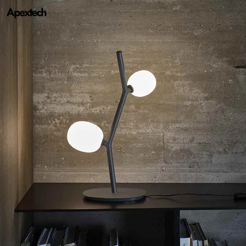 Desinger Kiválasztott állólámpa, LED Tábla Világítás Fa Ágai Stílusú Szálloda Álló Lámpa Hálószoba Asztal Dekoráció Lámpatestek