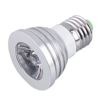 Energiatakarékos 4W E27 GU10 E14 B22 RGB LED Izzó Lámpa Fény Színe Változó IR Távirányító