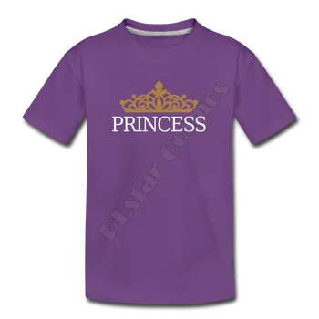 Hercegnő Korona Gyerekek T-Shirt 3D Egész Nyomtatott Gyerekek pólók Fiú A Lány Vicces Állat Nyári Rövid Ujjú 02