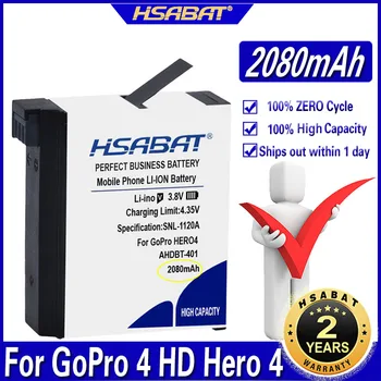 HSABAT 2080mAh AHDBT 401 a Profi AHDBT-401 AHDBT401 Li-ion Digitális Kamera Akkumulátor GoPro 4 HD Hero 4 4k hd felbontás mellett Akkumulátorok