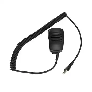 IC-A2 Kézi Mikrofon, Hangszóró, Mikrofon kétirányú Rádió 360 Fokos Forgatható klip 3,5 mm-es fülhallgató jack