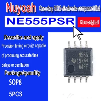 Javítás NE555PSR N555 SOIC-8 precíziós időmérő chip vadi új, eredeti helyszínen. Oszcilláló precíz időzítés áramkör 5DB