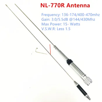 Kétsávos Mobil Rádió Antenna NL-770R UHF-VHF 150w a Radtel RM-03 RM-04 QYT KT-8900 KT 890D KT-980 plusz BJ-218 BJ-318