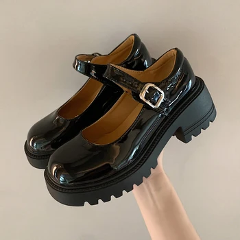 Lolita Cipő Női Japán Aranyos Vintage Mary Janes Platform Cipő Vízálló Tagbaszakadt, Magas Sarkú Főiskolai Hallgató Cosplay cipő