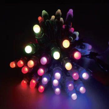 Magas Minőségű RGB Vízálló DC12V 100 Pixel-Led fényfüzér Party Karácsonyi Fesztivál Dekoratív