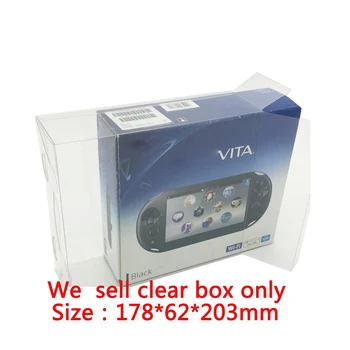 Magas minőségű, Tiszta doboz fedél PSV2000 a PS VITA 2000 gyűjtemény kijelző tároló PET védő doboz Japán verzió