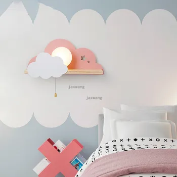Modern Gyermekek Szoba Felhő Fali Lámpa Északi Macaron LED-Üveg Fali Lámpák Mellett Hálószoba világítótestek Lépcsőn Fali Lámpa fali Gyertyatartók