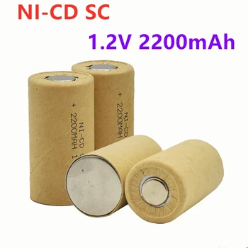 ni-cd akkumulátorok, 1.2 v 2200mah sc akkumulátor hegesztés blokk, elektromos fúró, csavarhúzó, s power tools 2-20 akkumulátorok