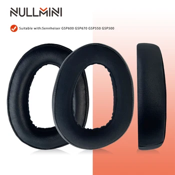 NullMini Csere Báránybőr Fülpárna a Sennheiser GSP600 GSP670 GSP550 GSP500 Fejhallgató Ujja Fülhallgató Fülhallgató Earmuff