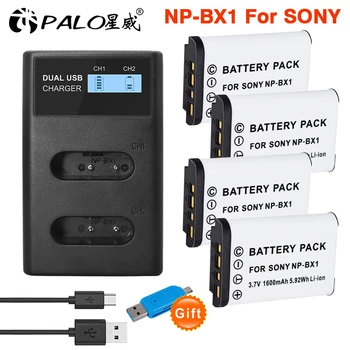 PALO NP-bx1 akkumulátorral NPBX1 NP-bx1 akkumulátorral Akkumulátor Sony FDR-X3000R RX100 RX100 M6 M7 AS300 HX400 HX60 WX350 AS300V HDR-AS300R FDR-X3000