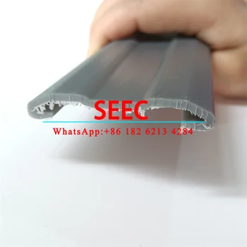SEEC 10Meters 57*8 Mozgólépcső Korlát, Műanyag Útmutató Alakú W57mm H8mm Horony Szélesség 17mm Használja a Toshiba