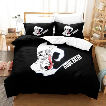 Soul Eater ágyneműgarnitúra Egyszemélyes Teljes Királynő King Size Bed Set Aldult Gyerek Hálószoba Duvetcover Beállítja 3D cama casal king size