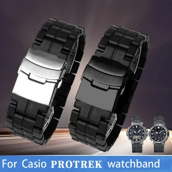 Szénszálas watchband a Casio ProTek sorozat prw-60/Y prw-30/50/70, valamint luminox 3051 műanyag acél fény karóra szíj, lánc 23 mm