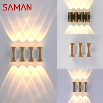 SÁMÁN Új Kültéri Fali Lámpa Kortárs Kreatív LED Lámpák Lámpa Vízálló Dekoratív Otthon Tornácon Villa