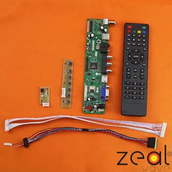 TV-készülék HDMI-VGA, USB CVBS RF LCD Vezérlő Testület 15