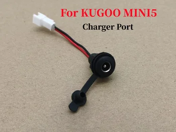 Töltő Port Alkatrészek KUGOO MINI5 Összecsukható, Hordozható, Elektromos Robogó töltőcsatlakozó Cserélje ki Tartozékok