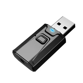 USB Bluetooth Adapter BT 5.1 USB-s Vezeték nélküli Számítógép Adapter Audio Receiver Adó Dongle Laptop Fülhallgató, Mini Feladó