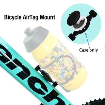 Védőburkolat A AirTag Bike Mount Road Kerékpár Mountain Bike Kerékpározás Standard kulacstartó Jogosultja védőtok GPS Holde