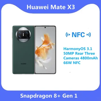 Új Huawei Mate X3 Hajtogatott Képernyő Telefon Snapdragon 8+ Gen 1 Okta HarmonyOS 3.1 50MP Hátsó Három Kamera 4800mAh 66W NFC